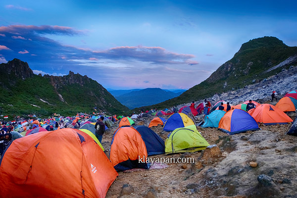 Camping di Sibayak